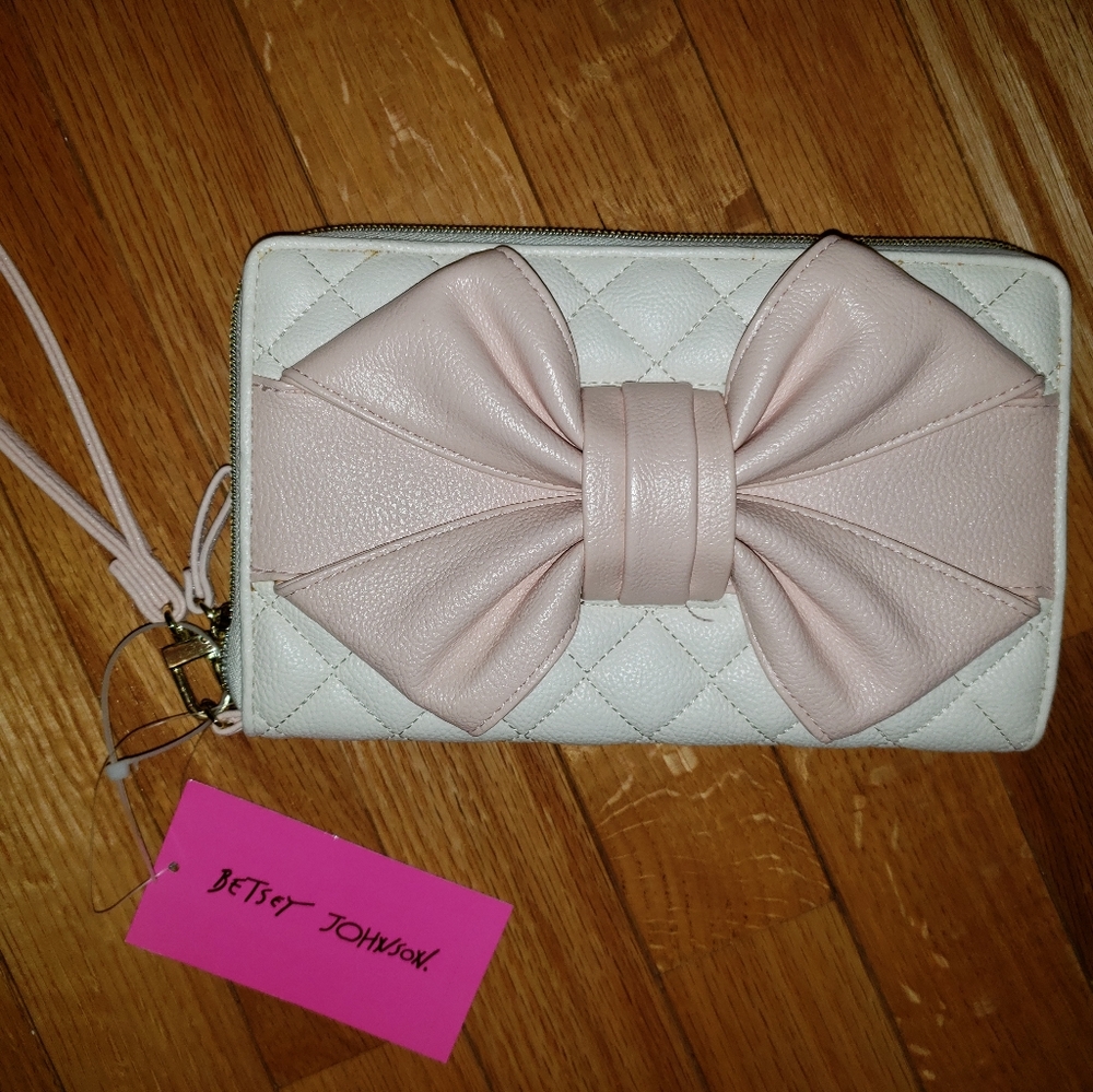 Betsy Johnson Bow Clutch